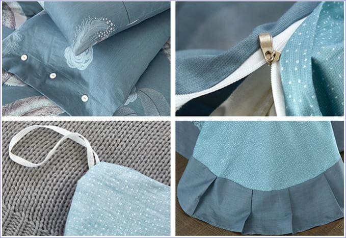 Taivaansininen Untuvapeitto