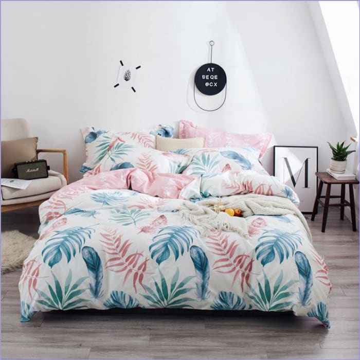 Höyhenet Ja Lehdet Pussilakana