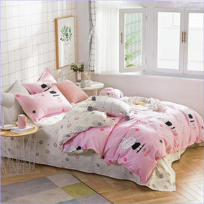 Pinkki Rabbit Pussilakana