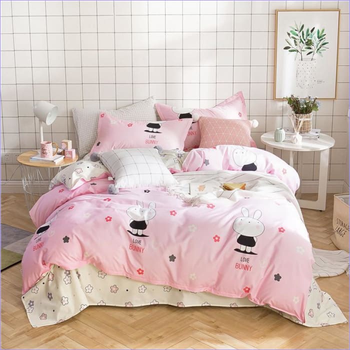 Pinkki Rabbit Pussilakana