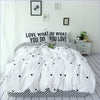 Scandinavian White Hearts Pussilakana