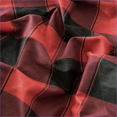 Punainen Tartan Pussilakana