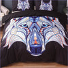 Värikäs Wolf Head Pussilakana