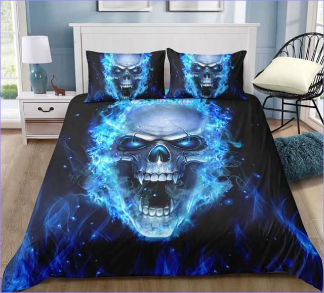 Blue Ghost Rider Skull Pussilakana