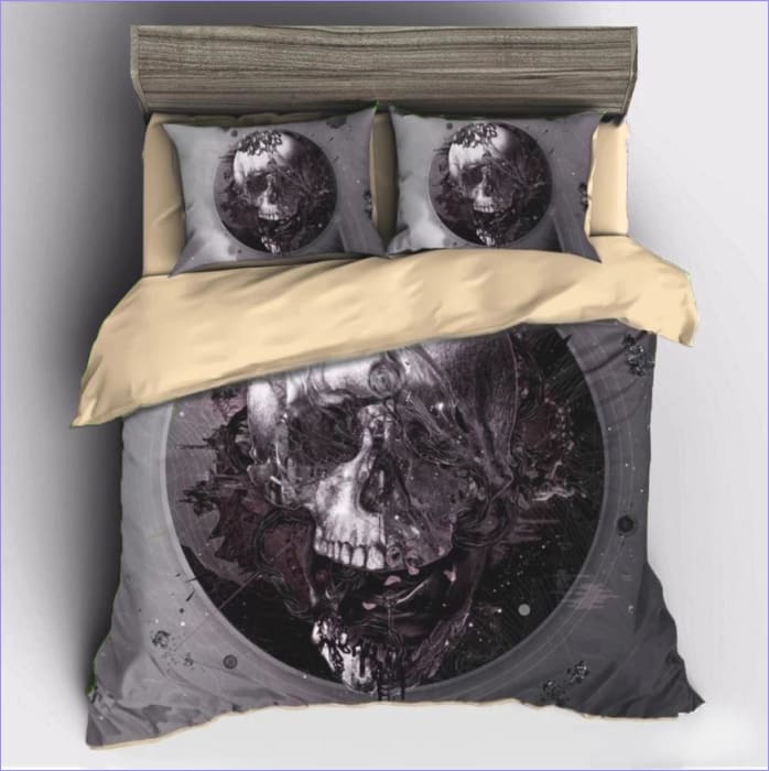 Harmaa Skull Pussilakana