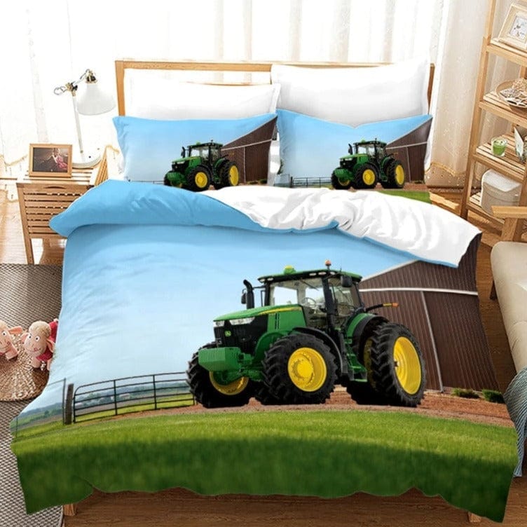 John Deere Vihreä Traktorin Pussilakana