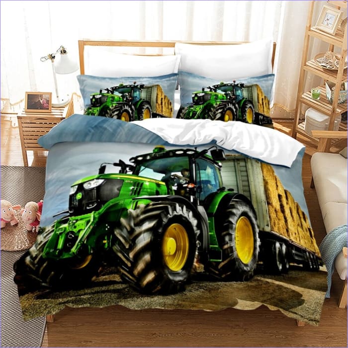 Vihreä Silage Tractor Pussilakana