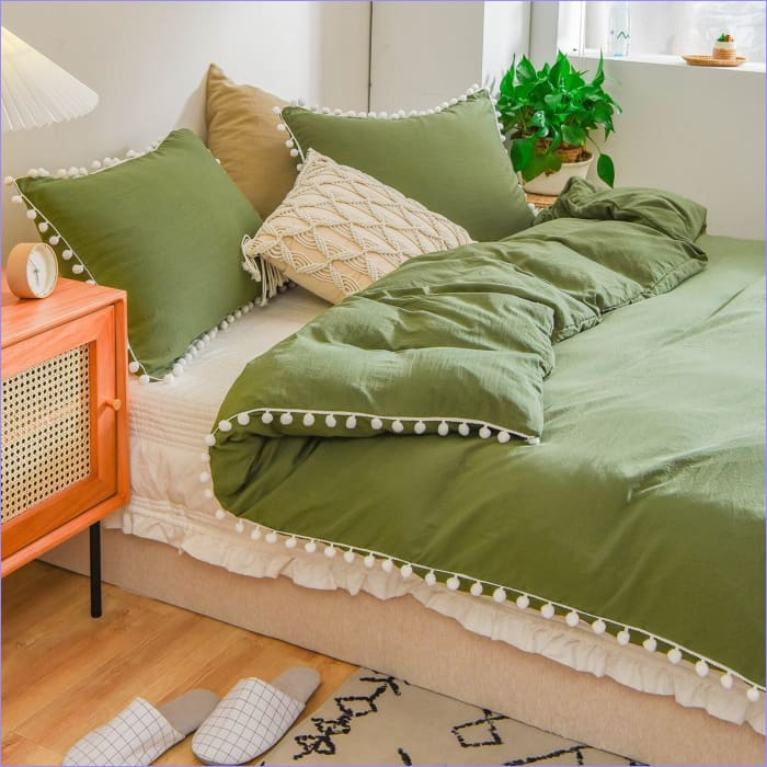 Vihreä Elegance Pussilakana