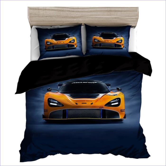 Keltainen Kilpa-Auton Pussilakana