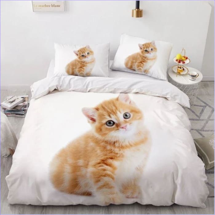 Kitten Print Pussilakana