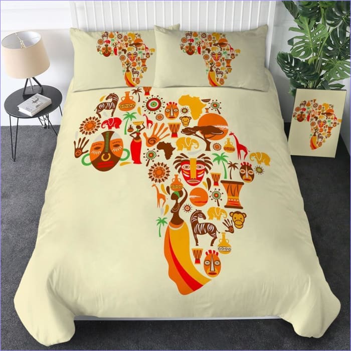 Africa Kuviollinen Pussilakana