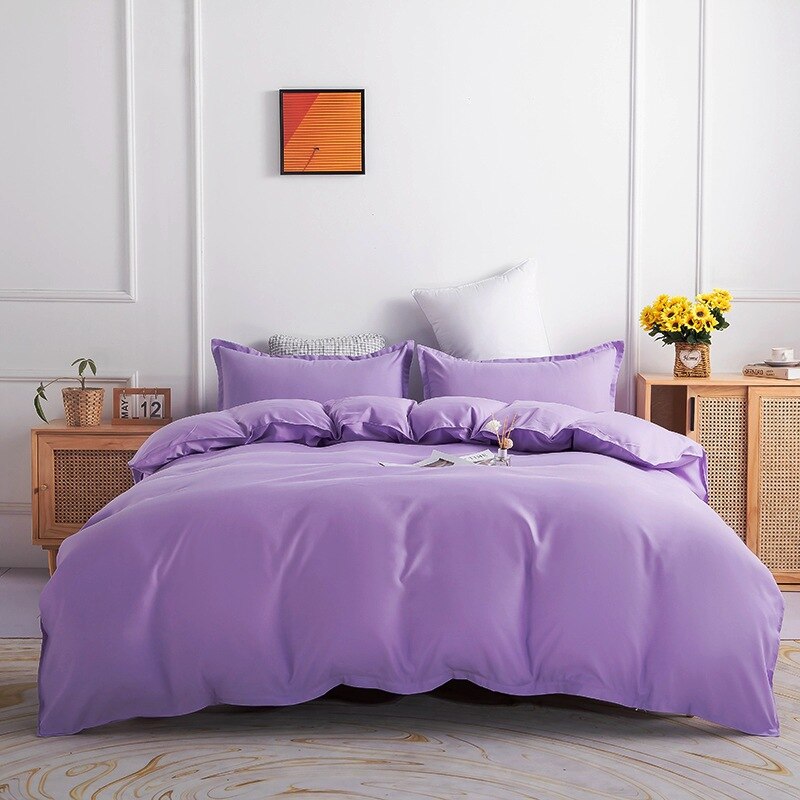 Pehmeä Polycotton Pussilakana Vaaleanvioletti