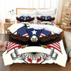Vintage American Flag -Sänkysetti