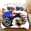 Vintage American Flag -Sänkysetti