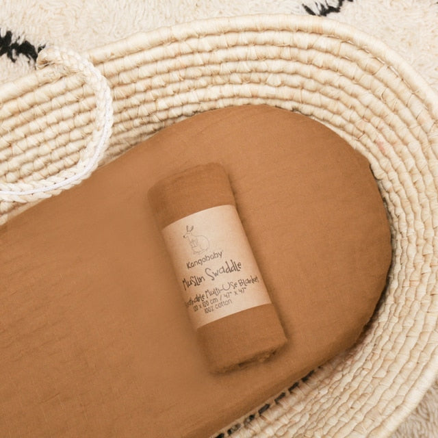 Vaaleanruskea Vauvan Ruudullinen