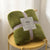 Khaki-Ruudullinen Mikrokuitufleece-Peitto