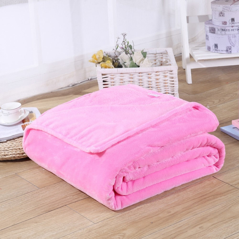 Candy Pink Plaid Candy Pink Fleece-Peitto