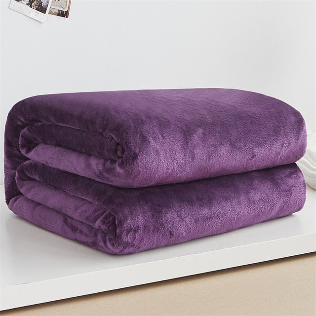 Violetti Plaid Purppura Fleece-Peitto