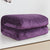 Violetti Plaid Purppura Fleece-Peitto